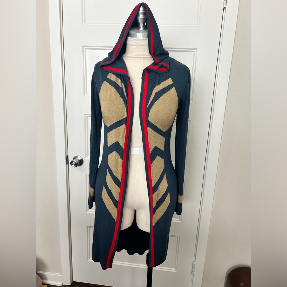 Marvel’s Wasp inspired hooded cardigan